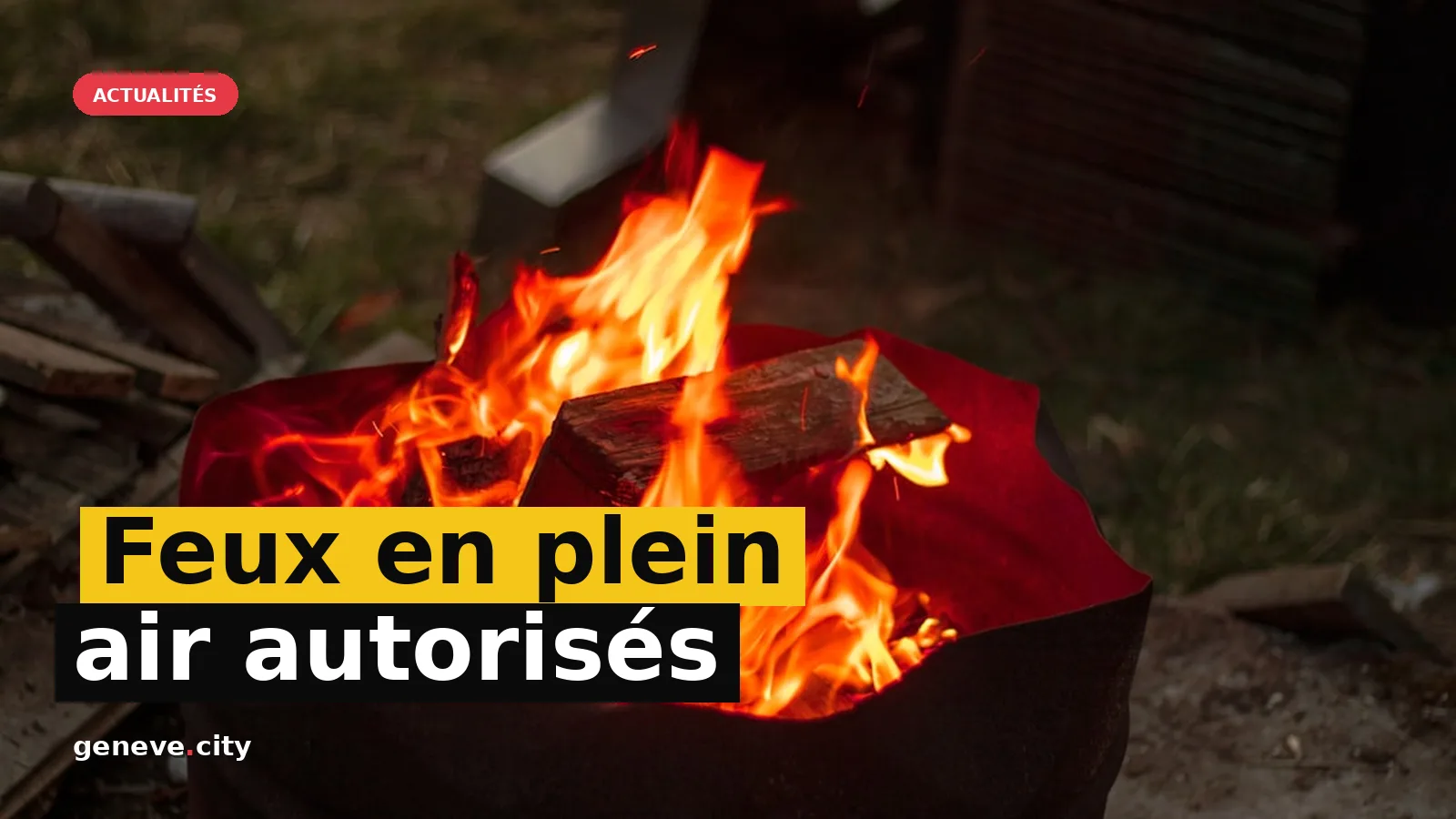 Levée des interdictions de feux en plein air dans plusieurs cantons
